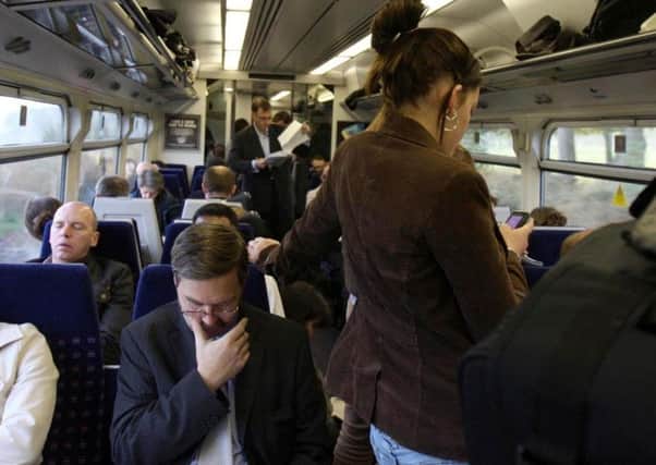 Overcrowded trains and cancelled services are causing misery for thousands of local commuters