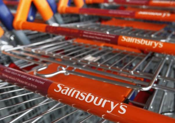 Sainsbury's saw like-for-like retail sales fall 1.1 per cent. Pic: PA