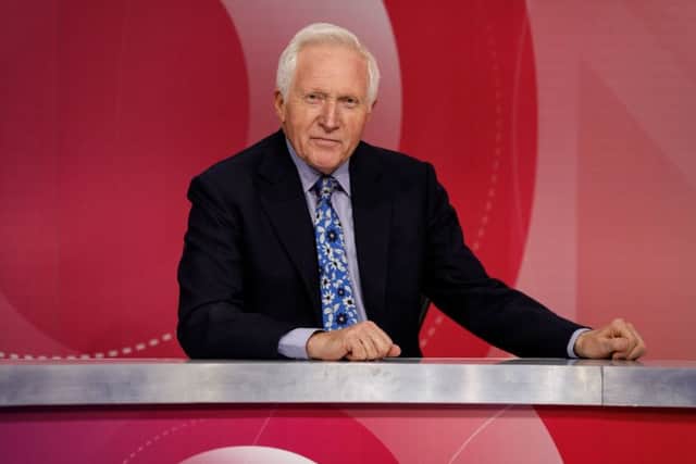 Veteran broadcaster David Dimbleby was the longstanding presenter of Quesiton Time before stepping down last month.