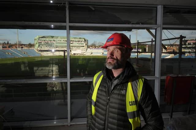 Jamie Peacock pictured in the new Main Stand at thre Emerald Headingley Stadium Leeds.9th January 2019.Picture by Simon Hulme