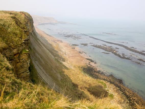 The cliffs near to Blue Dolphin Holiday Park