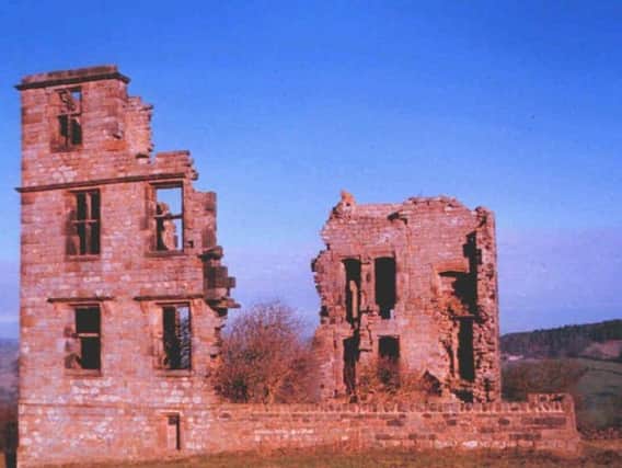 The remains of the Dob Park lodge ruin. Picture: Historic England.
