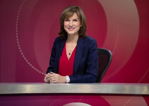 Fiona Bruce made her debut this week as the presenter of Question Time.