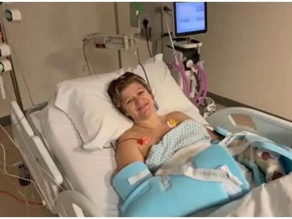 Surgeons at a Yorkshire hospital carried out the complicated 12-hour procedure on Corinne Hutton, 47, earlier this week.