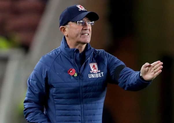 Middlesbrough manager Tony Pulis: Waiting game.