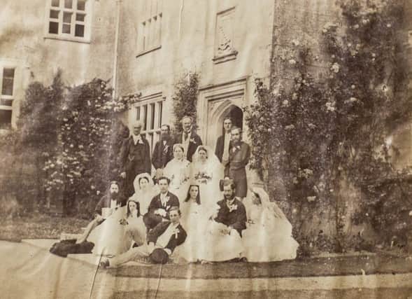 One of the fascinating pictures from Jane Austen's family's photo album. Adela features in this photos of her daughter Elizabeth Knight's - Jane's great niece's - 1865 wedding. Picture: SWNS