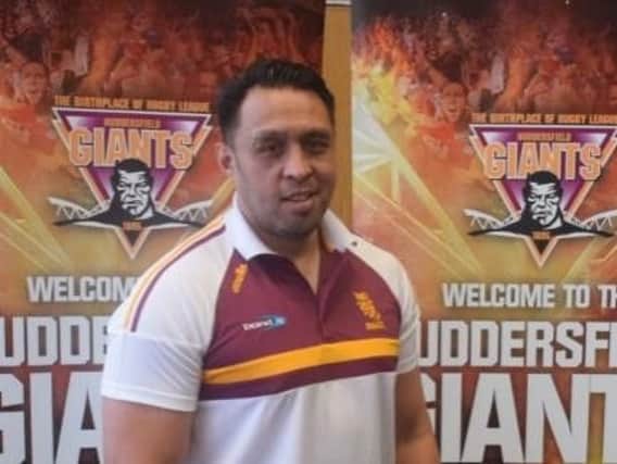New Huddersfield Giants assistant coach Willie Poching (Pic courtesy of Huddersfield Giants)