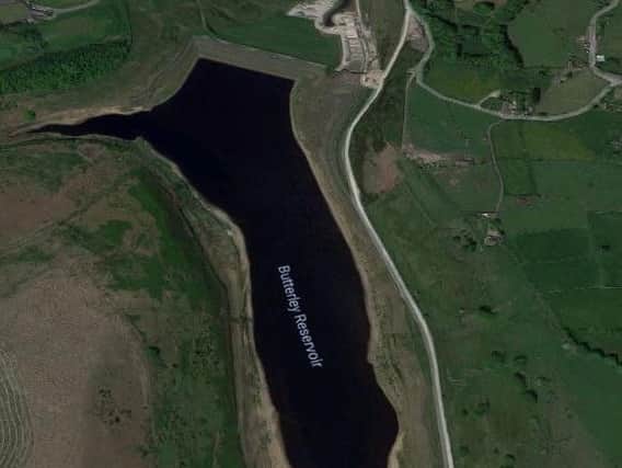 Butterfly Reservoir in Marsden, where the man's body was recovered from the water yesterday. Picture: Google.