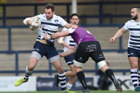 Yorkshire Carnegie's Andy Forsyth in action against Cornish Pirates (Picture: Andrew Varley)