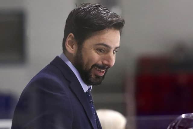 HAPPY DAYS: Dundee Stars coach Omar Pacha waited 30 games before recording a victory over Sheffield Steelers as a coach - then recorded two in two nights.

Picture courtesy of Derek Black/EIHL.