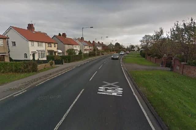 The collision happened on Hull Road in Osgodby. Picture: Google