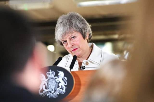 Theresa May visited Stoke-on-Trent this morning