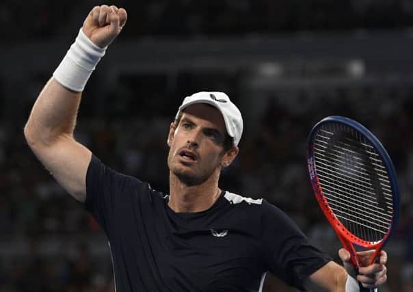 Andy Murray showed his fighting spirit at the Australian Open (Picture: AP)