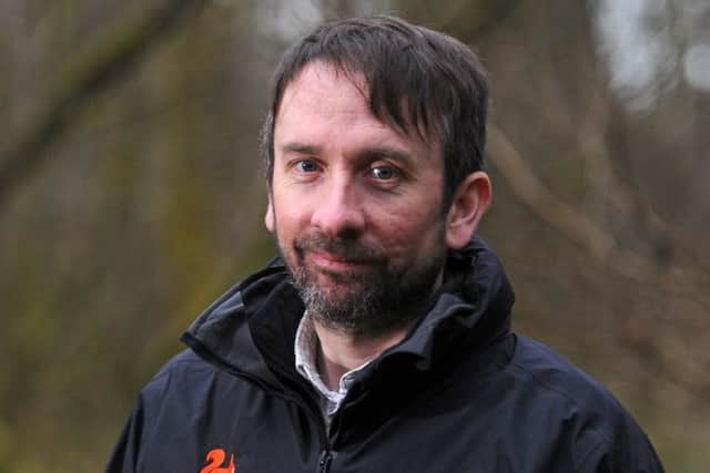 Simon OHare, project manager of Red Squirrels Northern England.