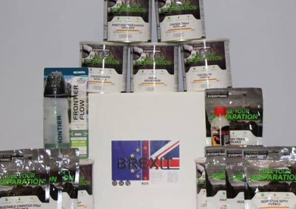 The contents of the Brexit box