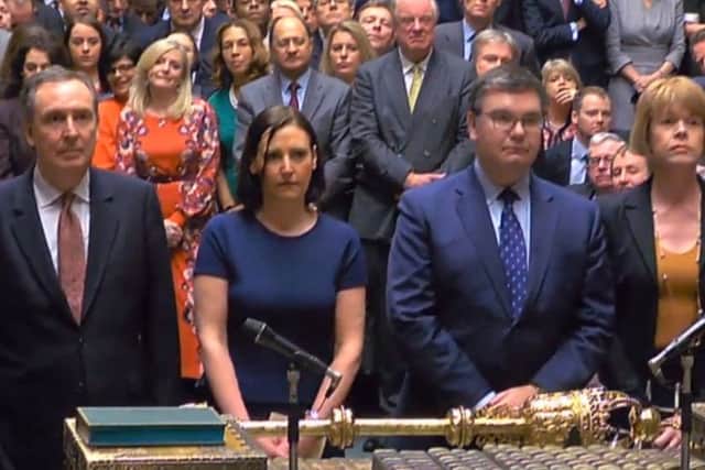 MPs announce the result of the vote over Theresa may's Brexit deal which was defeated by a record margin.