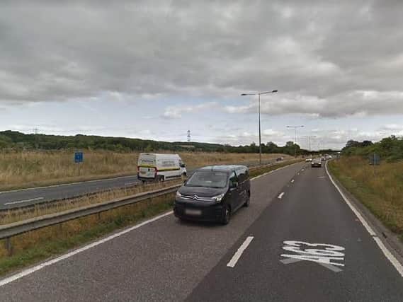 Emergency services are dealing with a crash on the A63 in East Yorkshire. Picture: Google