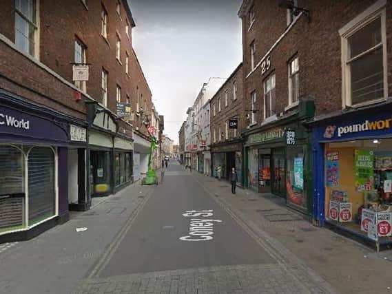 The assault took place in Coney Street, York. Picture: Google