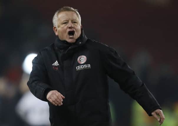 Sheffield United manager Chris Wilder (Picture: Simon Bellis/Sportimage).
