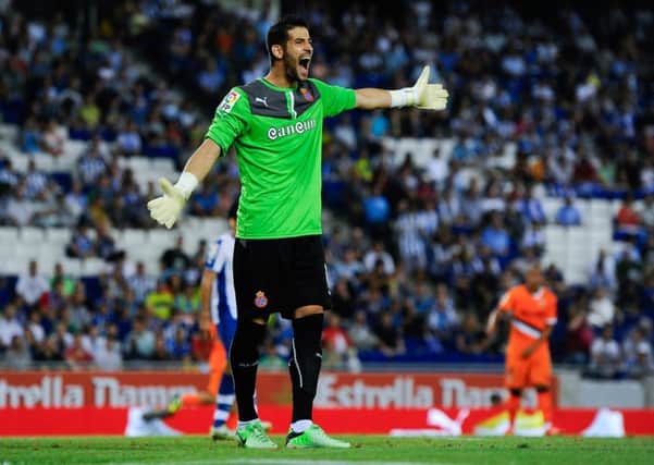 New Leeds United goalkeeper Kiko Casilla, seen playing for Espanyol (Picture: David Ramos/Getty Images).