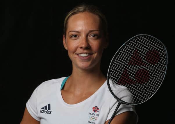 Tokyo target: Badminton star Gabby Adcock. Picture: Alex Morton/Getty Images