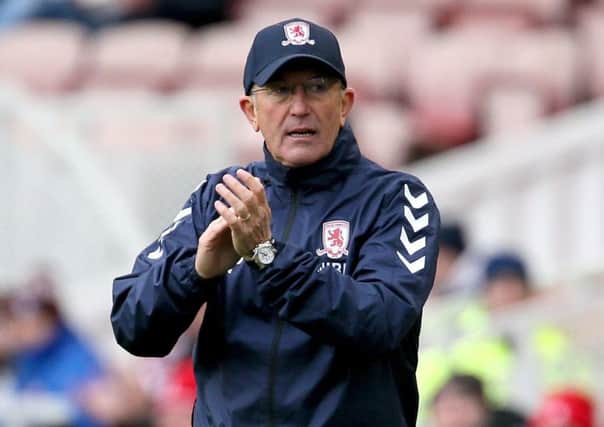 Middlesbrough manager Tony Pulis: Plenty of work ahead.