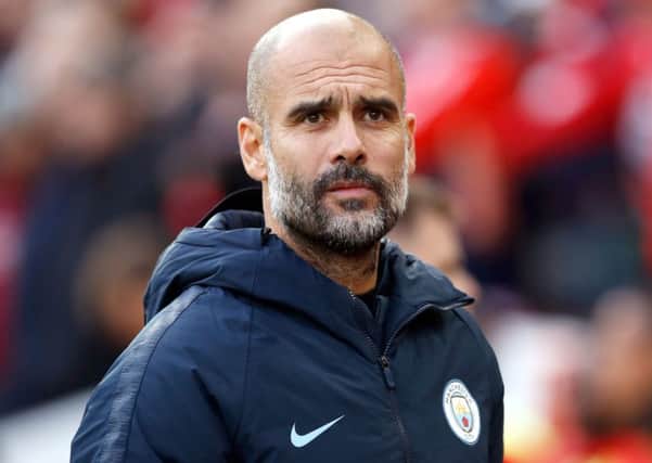 Manchester City manager Pep Guardiola (Picture: Martin Rickett/PA Wire).