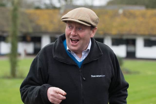 Trainer Nicky Henderson, during a stable visit to his Seven Barrows Stables in Lambourn. Picture: Simon Galloway/PA