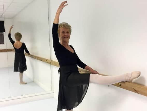 At the barre: Barbara Peters
