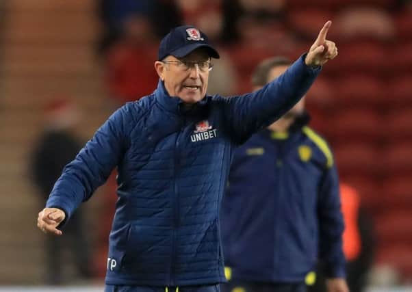 Middlesbrough manager Tony Pulis (Picture: Owen Humphreys/PA Wire).