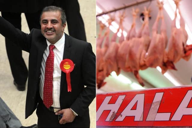 The council leader spoke out about the issue of Halal meat being served in schools including non-stunned Halal