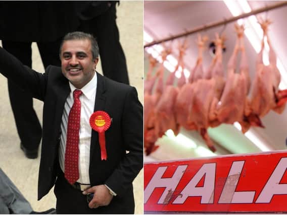 The council leader spoke out about the issue of Halal meat being served in schools including non-stunned Halal