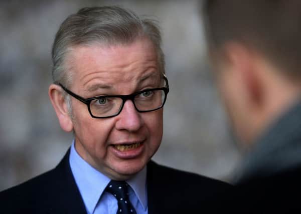 Environment Secretary Michael Gove said leaving the EU without a deal would bring "significant costs to our economy", particularly farming. Picture by Kirsty O'Connor/PA Wire.