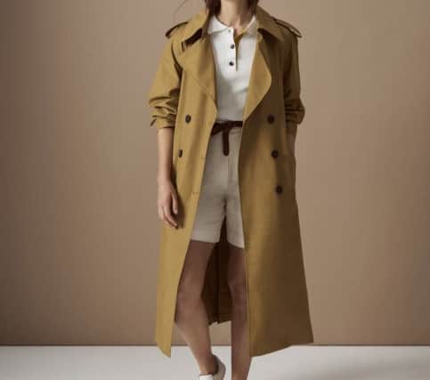 Must have: Autograph coat, £99; top, £45; shorts, £49.50; trainers, £25, from the new M&S SS19 preview today.