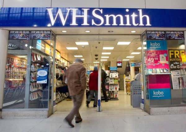 WH Smith branch in London. Pic: Philip Toscano/PA Wire