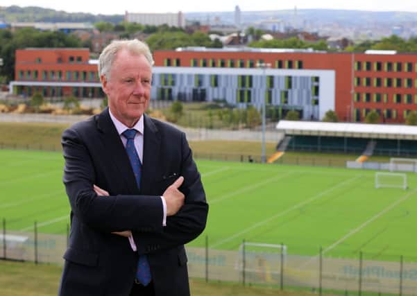 David Hobson with Sheffield Olympic Legacy Park in the background. (Picture: Chris Etchells)