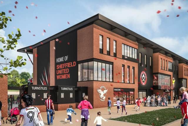 Artist's impression of the future home of Sheffield Eagles and Sheffield United Women.