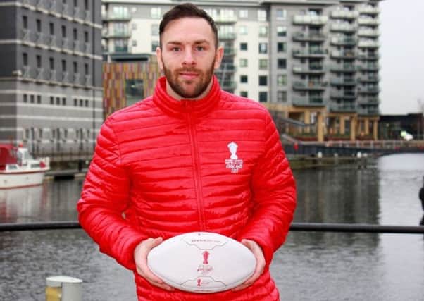 Luke Gale, who has been announced as a Rugby League World Cup 2021 ambassador.