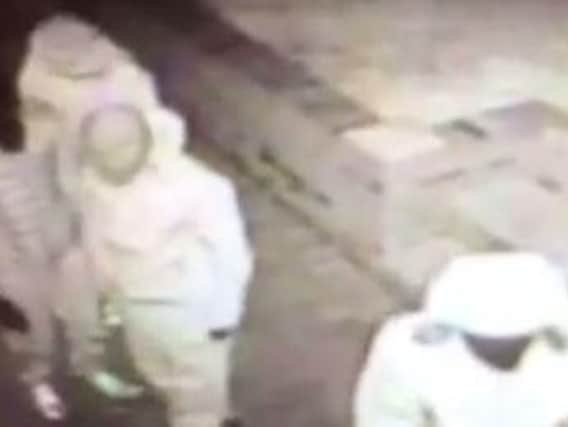 CCTV of the men attempting burglary which police want to identify
