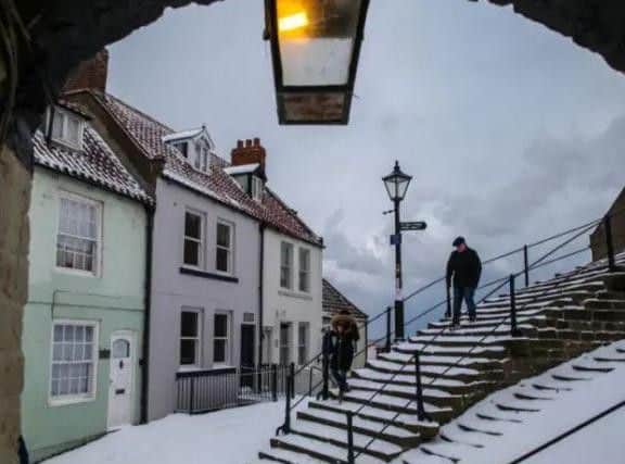 Seaside resorts such as Bridlington and Whitby are more likely to receive snow