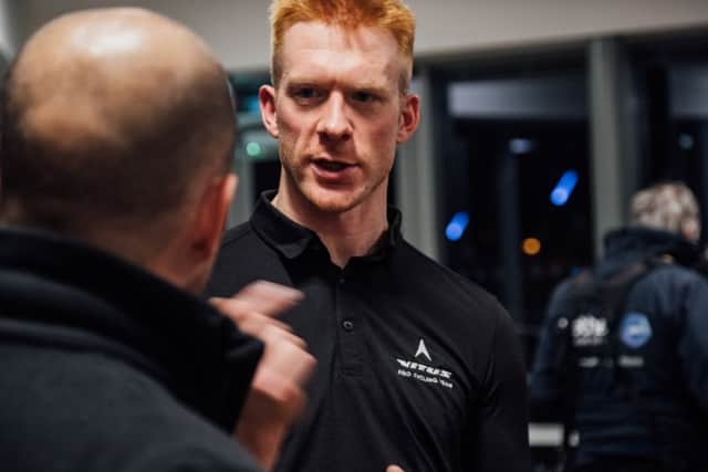 Ed Clancy at the launch of Vitus Pro Cycling who he will ride for on the road this year. (Picture: The Poole Agency)