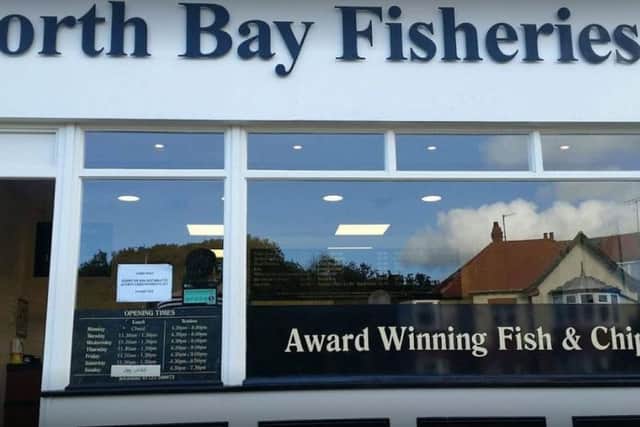 North Bay Fisheries also offer some of the best fish and chips in North Yorkshire.
They offer large servings of freshly-caught fish, accompanied by a plentiful portion of perfectly cooked chips.
