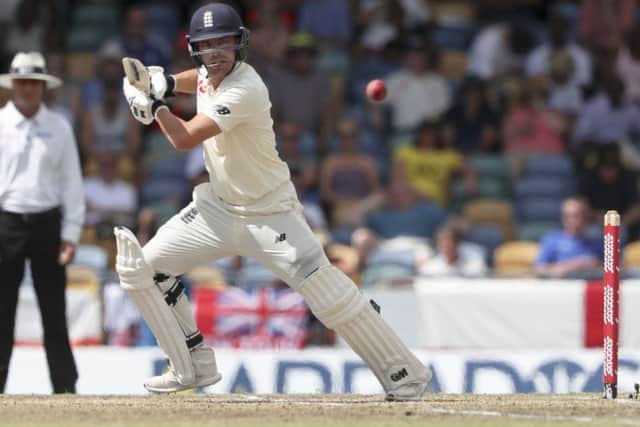 TOP MAN: Rory Burns hit an impressive 84 in England's second innings. Picture: AP/Ricardo Mazalan)
