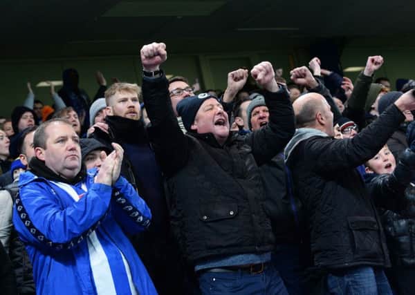 Sheffield Wednesday fans keep signing in the 6,000 away following despite a 3-0 FA Cup defeat at Chelsea on Sunday (Picture: Steve Ellis).