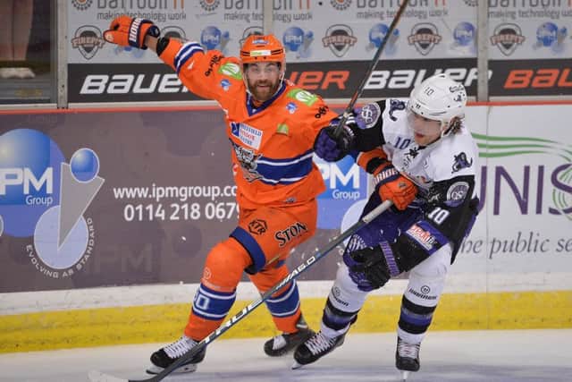ONE TO FORGET: Steelers' John Armstrong shows his frustration during Saturday's 6-0 home defeat to Glasgow. Picture: Dean Woolley.