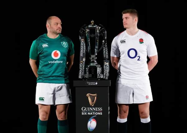 Ireland's captain Rory Best, left, with England's captain Owen Farrell during the Guinness Six Nations launch last week (Picture: John Walton/PA Wire).