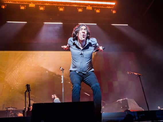 Snow Patrol's Gary Lightbody  in action at First Direct Arena (PIC: ANTHONY LONGSTAFF)