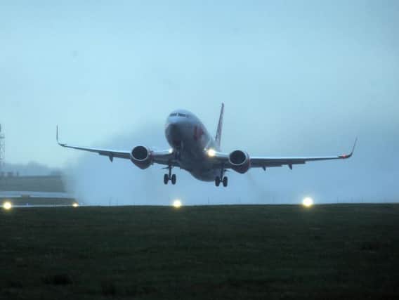 A flight at Leeds Bradford Airport (stock photo)