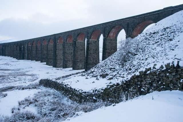 Ribblehead Viaduct, carrying the Settle to Carlisle line over the Moss - or moor - through the north of Yorkshire in Ribblesdale. PIC: Stuart Petch