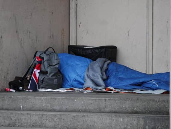 The number of people sleeping rough in Yorkshire has risen again according to the governments statistics